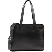 Plevier Power Aktentasche Leder 41.5 cm Laptopfach schwarz