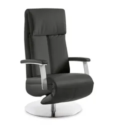 Segmüller Werkstätten Sessel Comforte Uno Anzio B4 Leder Schwarz