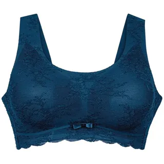 Anita since 1886 Bralette Essentials Lace florale Spitze, herausnehmbare Schaumcups, zartes Seidenband, blau L