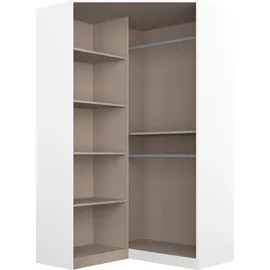 Rauch Eckkleiderschrank Costa 117 x 197 x 104 cm Weiß