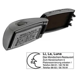 COLOP Textstempel, individualisierbar EOS Stamp Mouse 30 selbstfärbend schwarz mit Logo