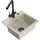 Mexen Milo 1-becken-granit-spüle mit Mischbatterie Duero, Beige - 6505-69-671600-70 - Mexen
