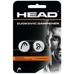Head Djokovic Dampener Vibrationsdämpfer weiss-schwarz