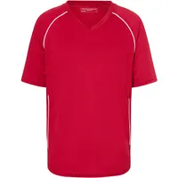 James & Nicholson Team Trikot - Farbe weiß, rot