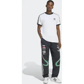 adidas Teamgeist MOTO Trackpant Herren, BLACK / GREEN / better scarlet, S