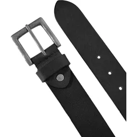 Top Gun Herrengürtel Leder schwarz 100 cm