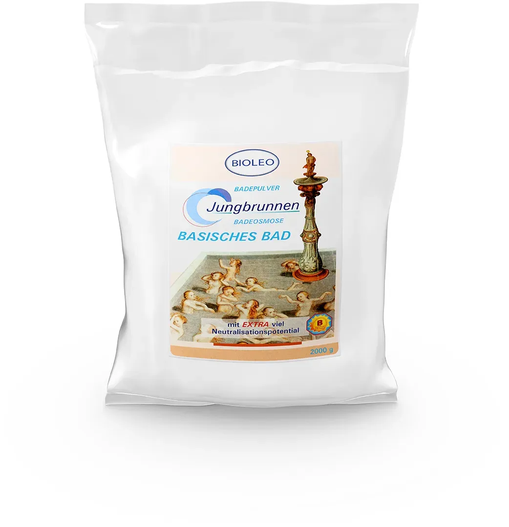 Jungbrunnen basisches Badepulver (2000 g) - Bioleo