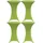vidaXL Stehtischhussen 4er Set Grün 80 x 80 cm