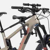 Kids Ride Shotgun Pro 2.0 MTB Front Kindersitz/Lenker Combo Set, schwarz