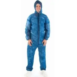 HYGOSTAR® PP Overall, fest 27646 , 1 Stück, Farbe: blau, Größe: L