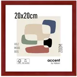 Accent by Nielsen Holz Bilderrahmen Zoom ca. 20x20cm in Farbe Red