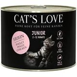 Cat's Love Junior Huhn Pur 6 x 200 g