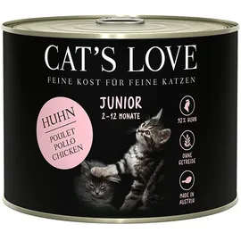 Cat's Love Junior Huhn Pur 6 x 200 g