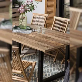 Möbilia Tisch mit wählbaren Tischbeinen 160x77 cm U-Form