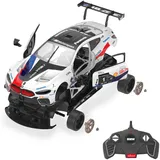 Jamara RC-Auto BMW M8 GTE 1:18 2,4GHz Bausatz weiß
