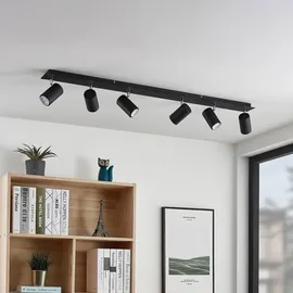 LINDBY Joffrey 6-flg. schwarz 116 x 9 x 17 cm