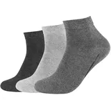 camano ca-soft Quarter Socken, 9703 - grey mixed 35-38