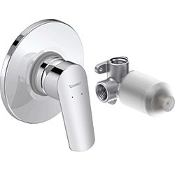 Duravit No. 1 Fertigmontageset N14210007010 Unterputz Brausearmatur, 1 Verbraucher, chrom