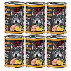 ALPHA SPIRIT Hähnchen mit Ananas 6x400g