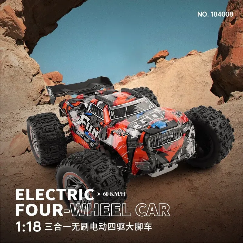 1:18 3-in-1 bürstenloser Elektro-4WD-Buggy