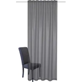 HOME WOHNIDEEN HOMEbasics Fertigschal ¦ grau ¦ Maße (cm): B: 140 H: 225