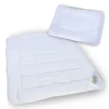 Julido Kinderbett 2 tlg Microfaser Set 100x135cm 40x60cm Decke Kissen Kinder Betten-Set