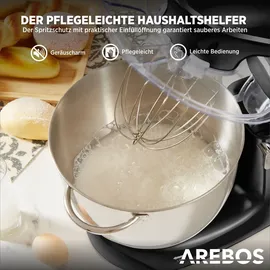 Arebos Retro 1800 W schwarz