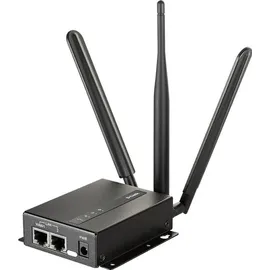 D-Link DWM-313 Router 4G LTE Dual SIM Wi-Fi 4 Gigabit Ethernet M2M VPN Schwarz Metall - Schwarz