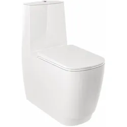-RESA S Spiralflush-UNI-Trap WC versteckte Befestigung mattschwarz
