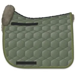 Mattes Schabracke glanz Lammfell vorne - schwarz - DR/L