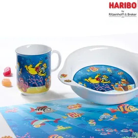 Ritzenhoff & Breker Kindergeschirr-Set HARIBO Seaworld | 2-teilig | blau