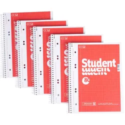 5 BRUNNEN Collegeblöcke Student kariert DIN A4 Inn