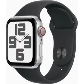 Apple Watch SE 2022 GPS + Cellular 44 mm Aluminiumgehäuse Mitternacht, Sportarmband Mitternacht M/L