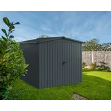 EcoStar Gerätehaus 2,14 x 2,14 m Anthrazit