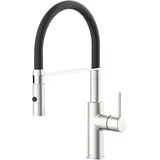 Lenz Spültischarmatur NALU (Nickel/Schwarz, Matt)