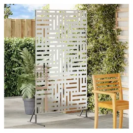 vidaXL Sichtschutz 180 cm grau Stahl