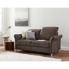 sit&more 2,5-Sitzer SIT & MORE "Darwin", braun (mocca), B:179cm T:96cm, Sofas, inklusive Federkern, wahlweise mit Kopfteilverstellung