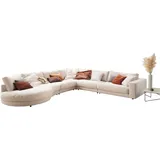 Candy 3C Candy »Enisa II, bequem und komfortabel, Mega Familiensofa, L-Form«, incl. 3 Flatterkissen, wahlweise mit Flecken-Schutz-Bezug Easy care