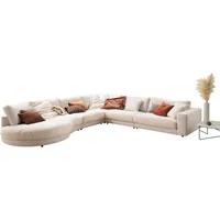 Candy 3C Candy »Enisa II, bequem und komfortabel, Mega Familiensofa, L-Form«, incl. 3 Flatterkissen, wahlweise mit Flecken-Schutz-Bezug Easy care