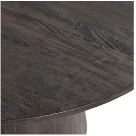 Woood DAHEIM Esstisch Maan Ø 120 cm Dekor Braun Dunkelbraun