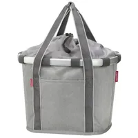 KLICKfix Bikebasket Heringbone grau