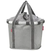 KLICKfix Bikebasket Heringbone grau