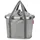 KLICKfix Bikebasket Heringbone grau