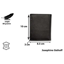 Josephine Osthoff Handtaschen-Manufaktur Josephine Osthoff Geldbörse unisex Portemonnaie schwarz