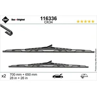 SWF Scheibenwischer vorne, 650mm, Standard