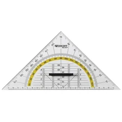 WESTCOTT Geometrie-Dreieck mit Griff  25,0 cm