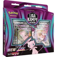 Pokémon Liga-Kampfdeck Mew-VMAX (1 spielbereites 60 Karten-Deck, 4 holografische V-Karten & 2 holografische VMAX-Karten)