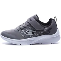 SKECHERS Microspec Texlor Kinder Grau/Schwarz 30