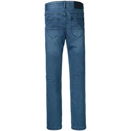Staccato Regular-fit-Jeans "STCCharles", Jungen, Gr. 164, Normalgrößen, blau (jeansblau), Oberstoff: 80% Baumwolle, 19% Polyester, 1% Elasthan., leichte Abriebeffekte, unifarben, Basic, regular fit, Jeans, Regular Fit