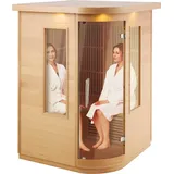 Infrarotkabine - Infrarotsauna Wärmekabine - Saunakabine für 2 Personen - 2000W - Wellness zuhause